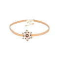 Wholesale Top Design Women Fashion Necklaces Jewelry Accessories Retro Gold Sun Flower Pendant Necklace